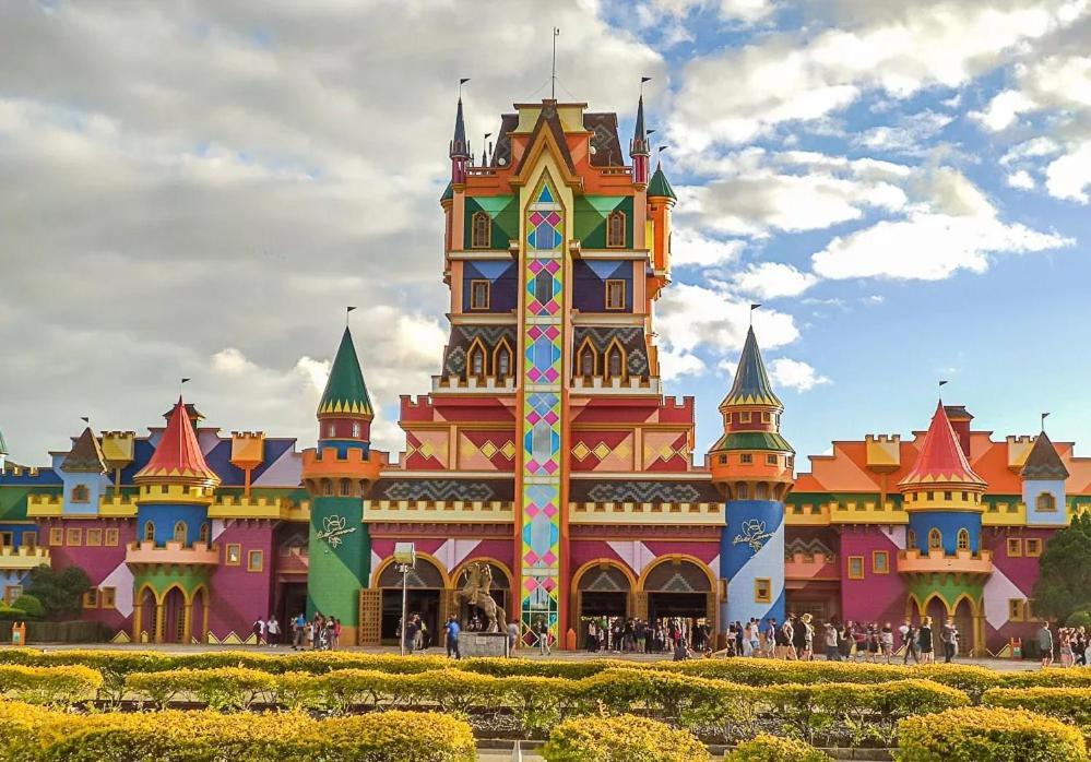 Pousada Ametista - Penha, Sc - 1,5 Km Do Parque Beto Carrero World 佩尼亚 外观 照片
